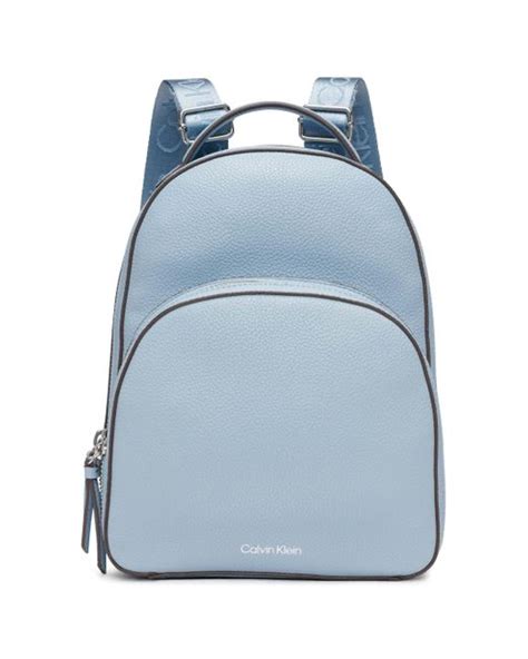 Calvin Klein Estelle Novelty Backpack In Blue Lyst