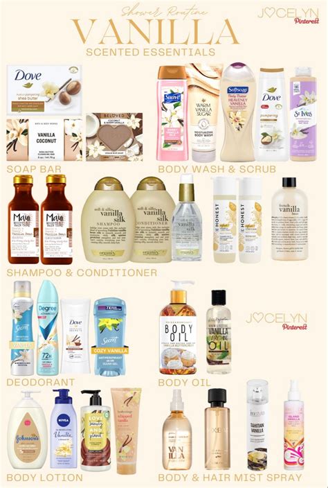 How To Smell Like Vanilla Scent Shower Essentials Routine Body Care