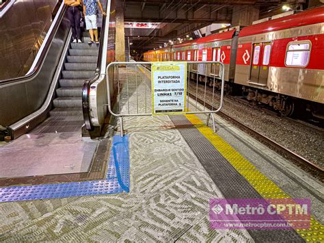 Poucos avisos na estação Jean Carlos Metrô CPTM