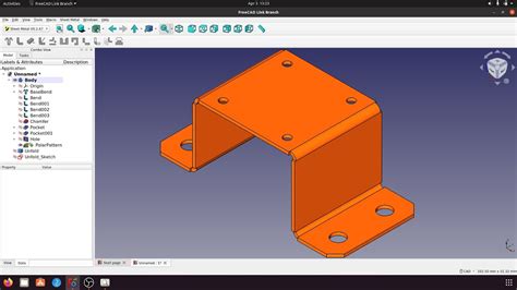 Freecad Link Sheet Metal Practice Youtube