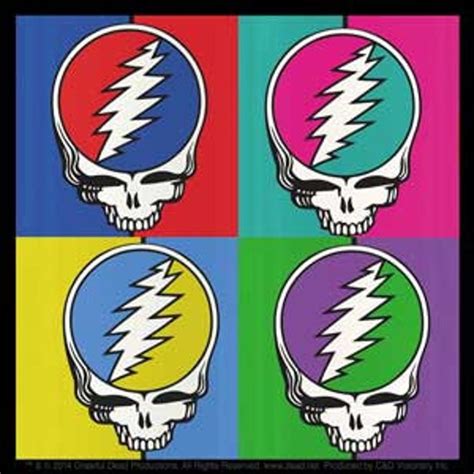 Grateful Dead Syf 4 Square Rock Sticker Decal Rock Band Etsy