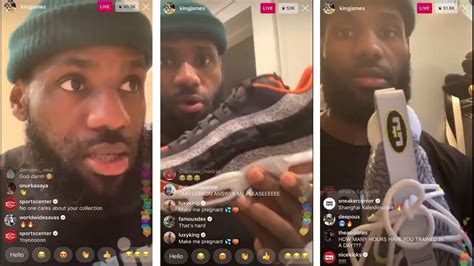 Lebron James Shows Off His Insane Sneaker Collection On Instagram Live