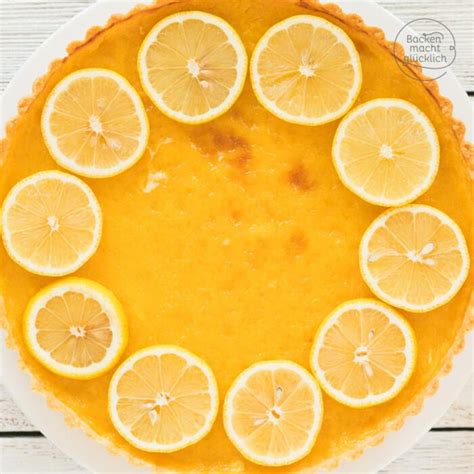 Tarte au citron französische Zitronentarte Backen macht glücklich