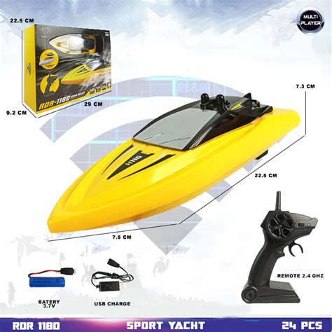 Jual Mainan Anak Remote Control Rc Perahu Kapal Speed Boat Rdr