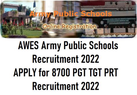 AWES Army Public Schools Teachers Recruitment 2022 APPLY For 8700 PGT