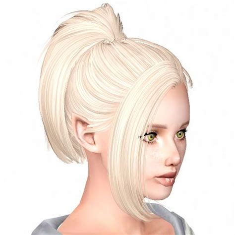 Butterfly`s 60 Hairstyle Retextured By Sjoko Sims 3 Hairs Sims Hair