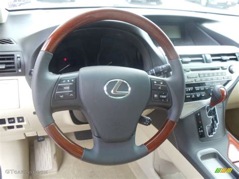 Parchment Brown Walnut Interior 2010 Lexus RX 350 Photo 49960457