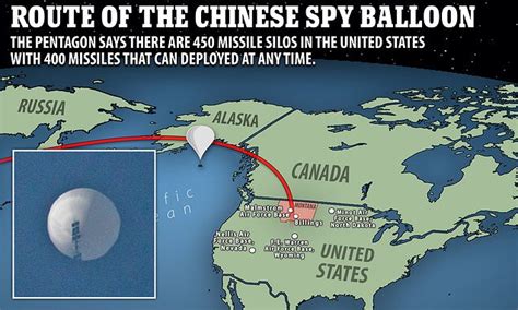 Us Is Monitoring Chinese Spy Balloon That Has Been Floating Over