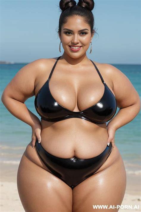 Pear Shaped Bbw Massive Hips Giant Thighs Chubby Face And Arms Tan
