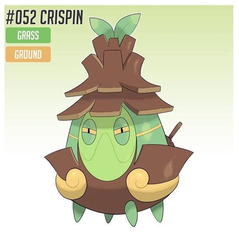 Crispin(Grass / Ground) by Jéro CJD (@jero_cjd) AAA | Concept art characters, Pokemon, Pokemon ...