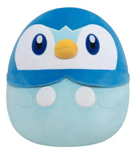 Peluche Squishmallows Pokémon Piplup 35 Cm Con Licencia Ofic Cuotas