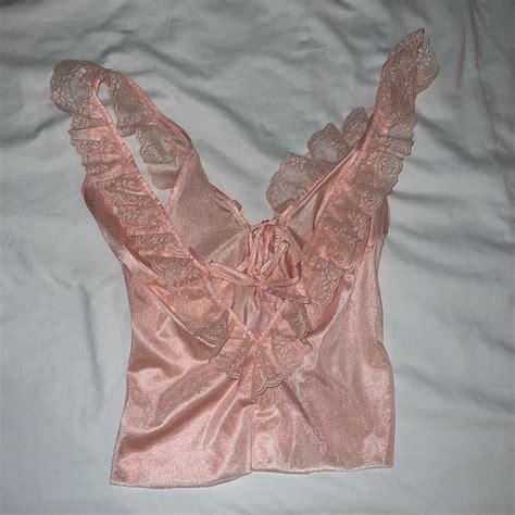 Vintage S Style Lingerie Silk Cami Top I Think It Depop