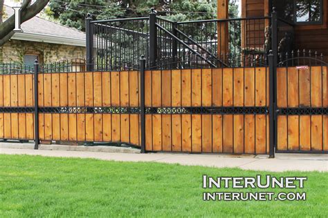 Build A Wood And Metal Fence The Easy Way Perimtec Off