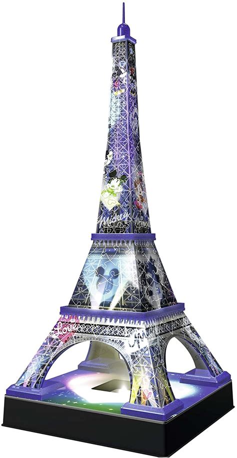 Puzzle D Avec Led Tour Eiffel Disney Ravensburger Pi Ces