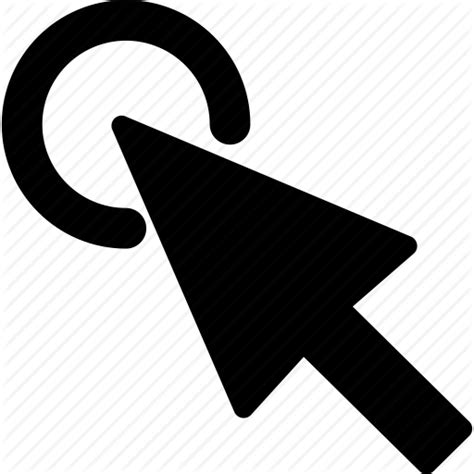 Click Arrow Icon Free Icons Library