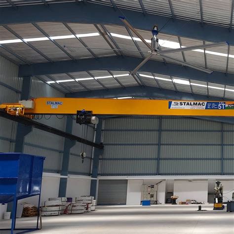 Stalmac Electric Single Beam Overhead Crane For Industrial M In