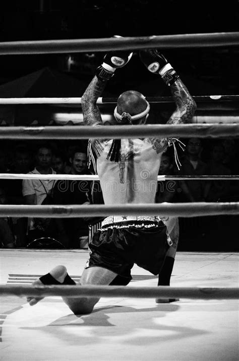 Unidentified Fighter First Performs The Respect Wai Khru Ram Muay