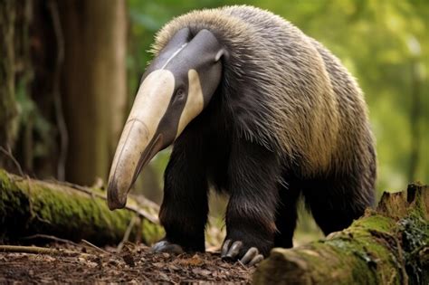 Premium Ai Image Giant Anteater Myrmecophaga Tridactyla In The Wild