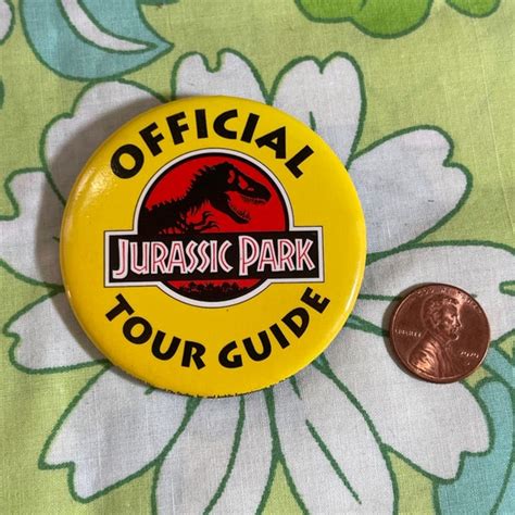 Vintage Jurassic Park Official Tour Guide Promotional Gem