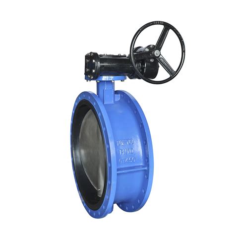 Dn200 Pn16 Ductile Cast Iron Gearbox Operated Centric Factory Flanged Water Butterfly Valve