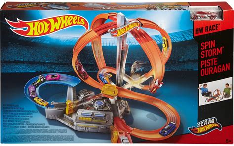 Hot Wheels Spin Storm Track Set Orange Track High Speeb00t03tfj0