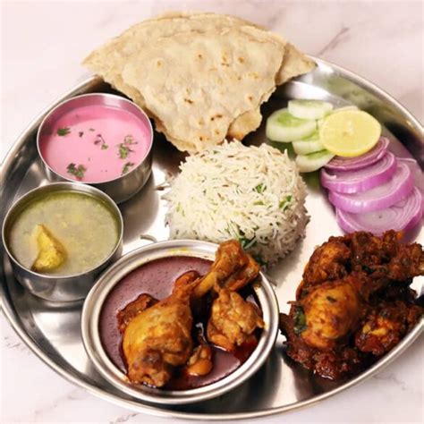 Maharashtiran Zanzanit Chicken Thali Madhura S Recipe