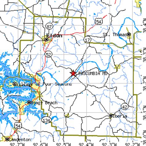 Tuscumbia, Missouri (MO) ~ population data, races, housing & economy