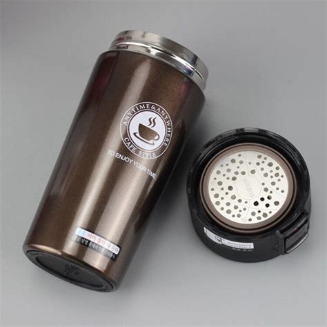 Premium Reizen Koffie Mok Rvs Thermos Tumbler Kopj Grandado