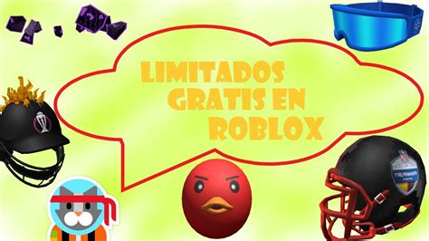 Como Conseguir Gratis Cascos Y Mas Limitados Gratis En Roblox YouTube