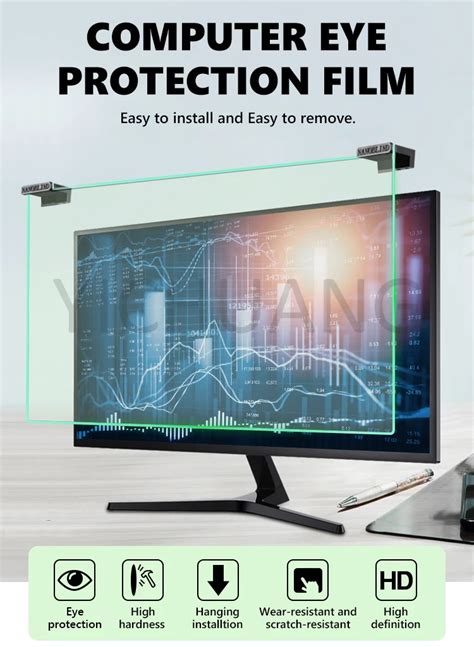 Anti Uv Removable Computer Screen Protector,Anti Radiation Anti Scratch Computer Screen Filter ...