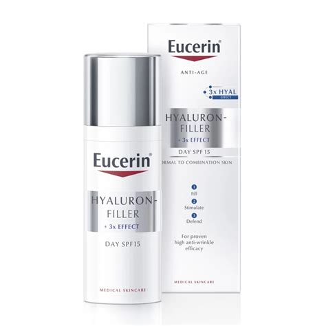 Eucerin Hyaluron Filler Dnevna krema za normalnu i mešovitu kožu SPF15