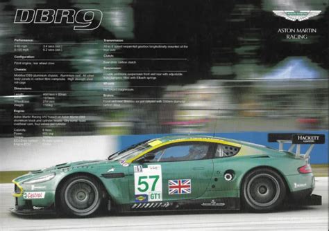 CARTE 24 HEURES Du Mans Aston Martin DBR 9 Et DBRS 9 EUR 5 50 PicClick FR