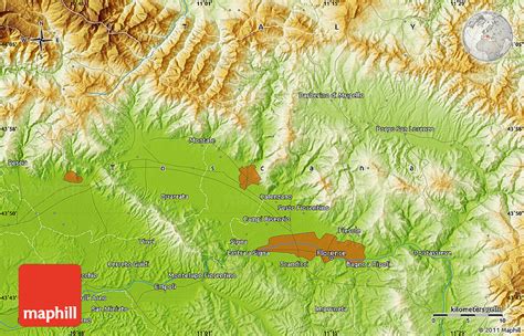 Physical Map of San Miniato