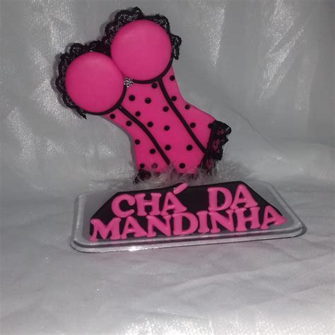 Topo De Bolo Ch De Lingerie Elo Produtos Especiais