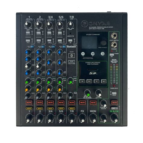 Mackie Onyx Channel Analog Mixer With Multi Track Usb Secondhand