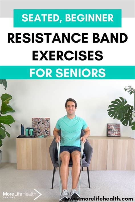 Whole Body Seated Resistance Band Exercises For Seniors In 2022 Band Workout Resistance Band