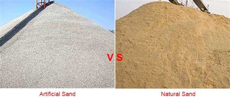 How About Artificial Sand Compared With Natural Sand | M&C