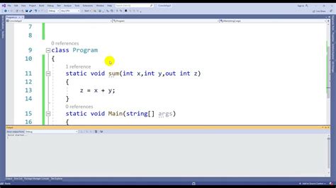 07 Ref Vs Out In C C Dotnet Sessions Youtube