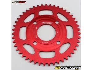 Couronne Dents Alu Yamaha Tzr Mbk Xpower Supersprox Rouge