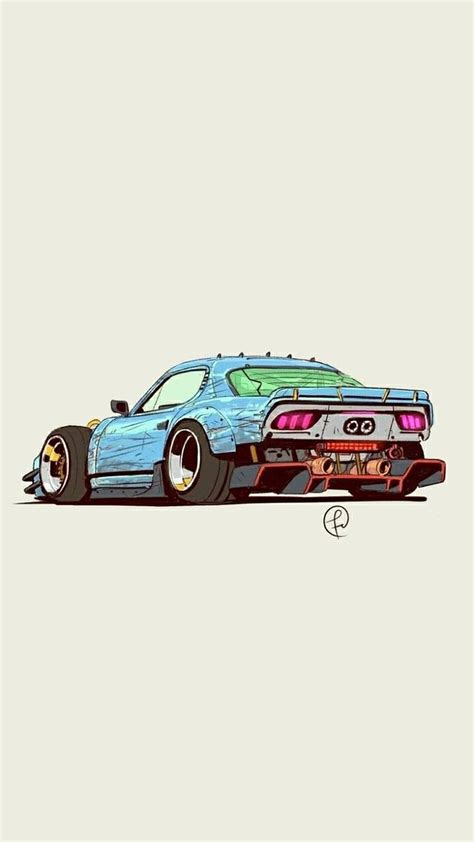 Art Car Drawing Car Illustration Hd Phone Wallpaper Pxfuel