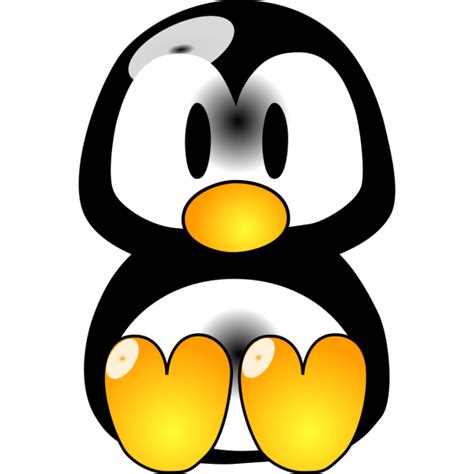 Sitting Baby Penguin Png Svg Clip Art For Web Download Clip Art Png