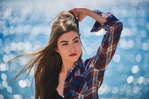 Holding Hair 500px Outdoors Shirt 720p Women Plaid Shirt Long Hair Straight Hair Hands