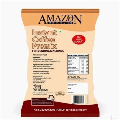 Amazon No Added Sugar Instant Coffee Premix At Rs 600 Kg Niyawan