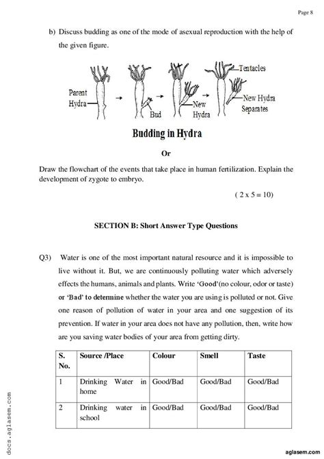 Jkbose 8th Science Model Paper 2023 Pdf Jkbose Class 8 Sample Paper