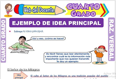 Tema E Idea Principal De Un Texto Ejemplos Nuevo Ejemplo