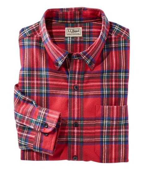 Men S Scotch Plaid Flannel Shirt Traditional Fit Flannel Shirts At L L Bean Plaid Flannel