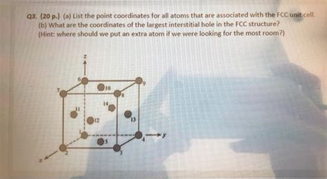 Solved Q3 20 P A List The Point Coordinates For All Chegg