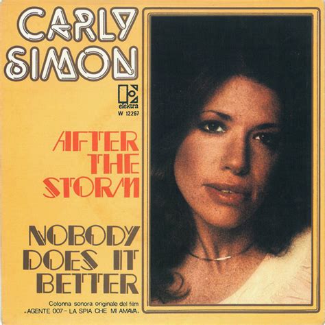 Carly Simon After The Storm Nobody Does It Better Vinyl