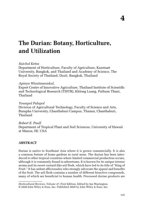 Durian Planting Guide Pdf Haileetarobailey