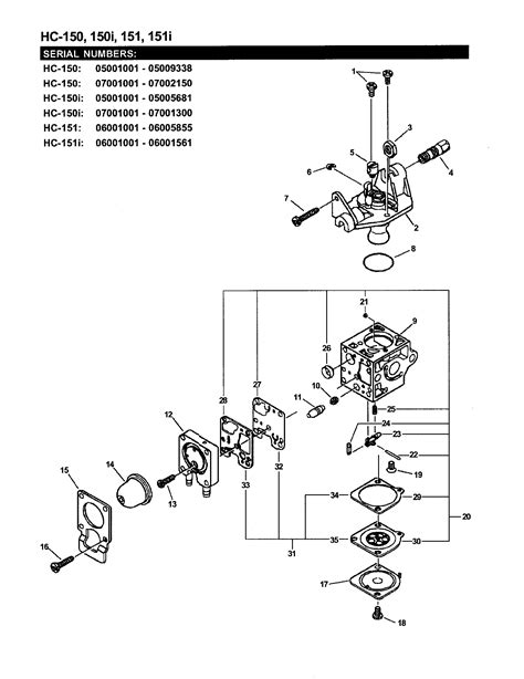 Echo Weed Eater Carburetor Diagram Wiring Diagram Database